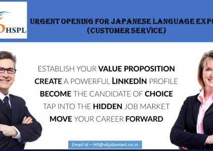 Urgent Opening for Japanese Language Expert (Customer Service)